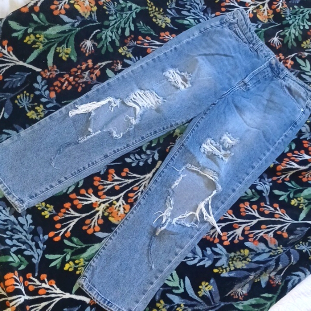 Distressed Jeans